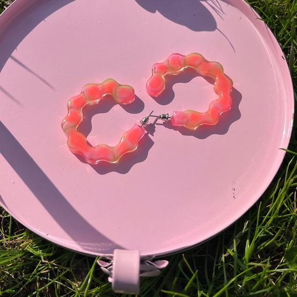 Handmade Y2K Open Hoop Earrings - Picture 9 of 16